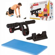 3-Wheel-Ab-Roller-and-Push-Up-Bar-AB-WOW-Dragon-Multi-functional-Tri-Wheel-Exercise-Equipment-and-Lightweight-Portable-Abdominal-Fitness-Trainer-0